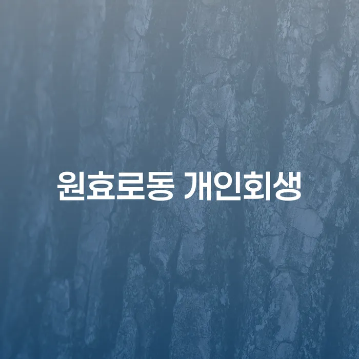 원효로동 개인회생을 통해 채무 문제를 해결할 수 있는 방법은 무엇일까요?